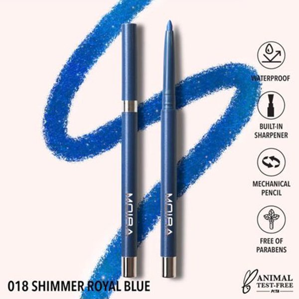 Moira Statement Shimmer Liner (018, Shimmer Royal Blue) - Image 2